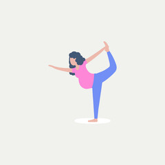 Pregnant yoga