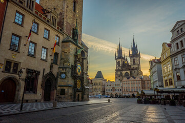 Obraz premium Old town square. Prague
