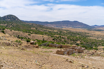 The ABANDONED BERBER VILLAGE OF ZRIBA OLIA in tunisia
