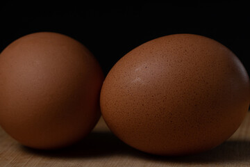eggs macro, macro photo, black background, healthy food. vegan food, organic food