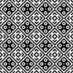 Ethnic ornament. Tribal wallpaper. Embroidery background. Ethnical folk image. Tribe motif. Ancient mosaic. Digital paper, web design, textile print, backdrop. Seamless abstract art. Vector artwork.