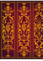 classic pattern ornament carpet panel baroque rococo