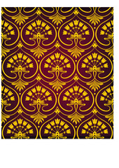 seamless ornament in the classic baroque rococo style