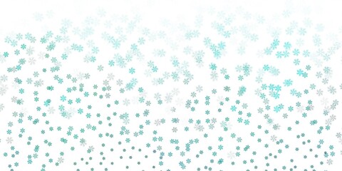 Light blue, green vector backdrop with chaotic shapes.