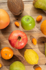 A wide variety of fruits, nutritious and delicious. Healthy food