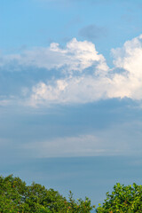 Obraz premium blue sky and clouds