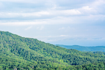 Obraz premium landscape with mountains and clouds