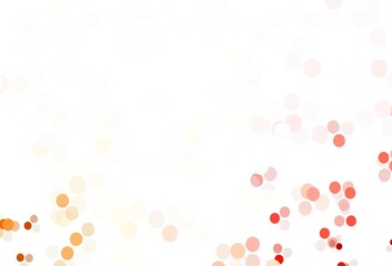 Light Pink vector background with spots.