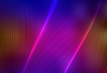 Fototapeta premium Dark Blue, Red vector texture with wry lines.