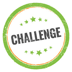 CHALLENGE green black stamp.