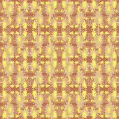 yellow background seamless pattern