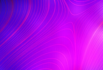 Light Purple, Pink vector blurred shine abstract texture.