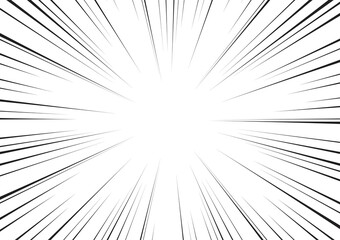 Fototapeta premium Speed lines Manga frame , Comic book action lines , Cartoon 