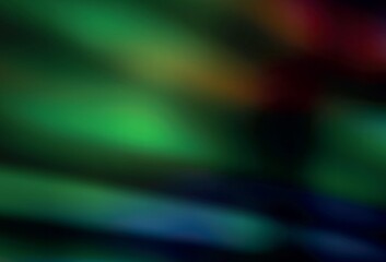 Dark Multicolor vector blurred background.