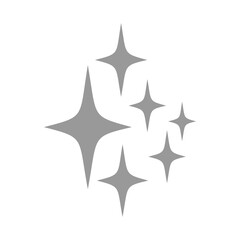 Vector star with four sides.