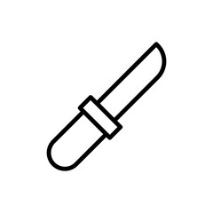 Knife, camping icon. Simple line, outline vector elements of camping icons for ui and ux, website or mobile application