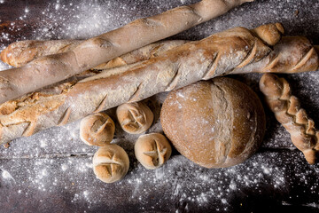 homemade handmade bread ready to eat