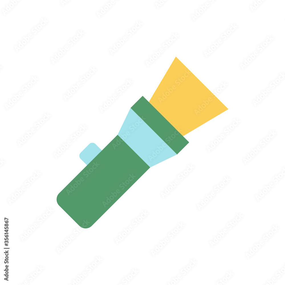 Poster lamp, camping icon. simple color vector elements of camping icons for ui and ux, website or mobile a