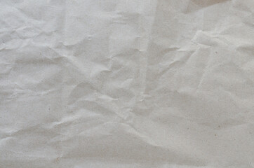 Recycle brown paper crumpled texture, Old paper surface for background.