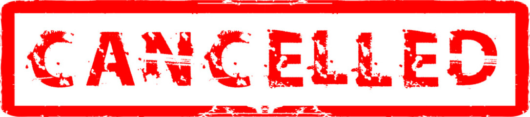 Red grunge stamp . vector .