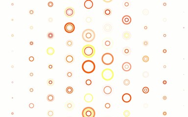 Light Red vector backdrop with dots.
