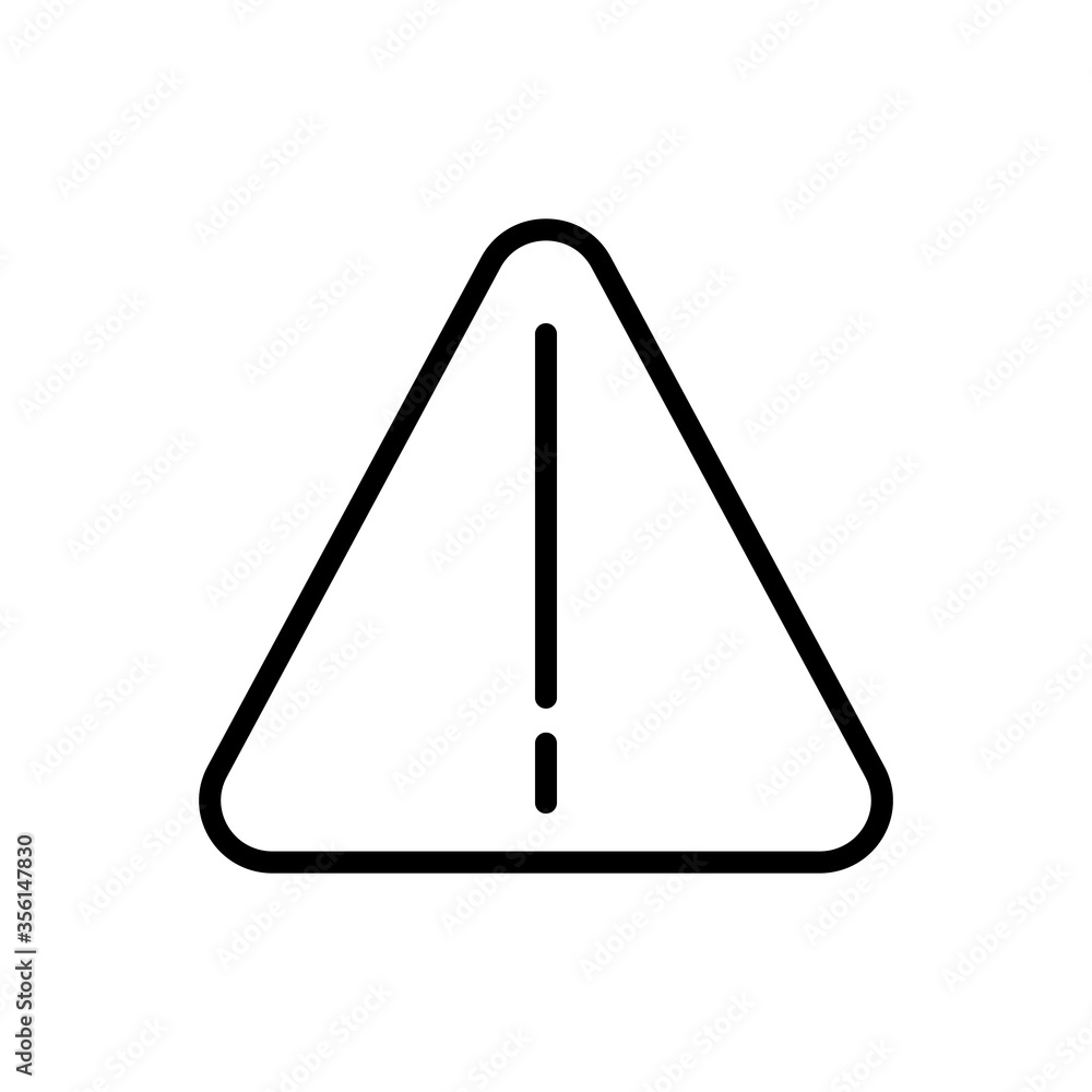 Aufkleber sign, danger icon. simple line, outline vector elements of firefighters icons for ui and ux, website