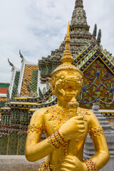 Wat Phra Kaew, temple of Emerald Buddha in Bangkok, Thailand