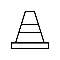 Cone, sign icon. Simple line, outline vector elements of firefighters icons for ui and ux, website or mobile application