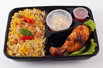 roasted chicken with vegetables