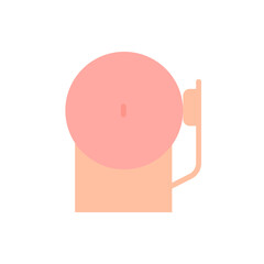 Bell, emergency icon. Simple color vector elements of firefighters icons for ui and ux, website or mobile application
