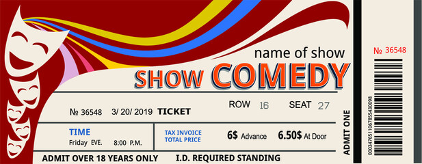 ticket comedy show