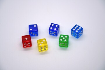 Colorful dice