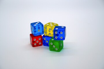 Colorful dice