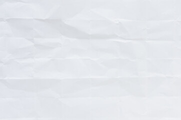 white crumpled paper texture background.	