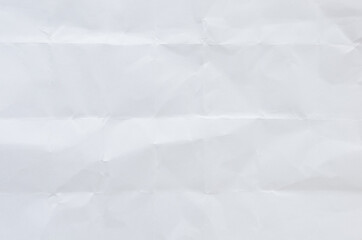 white crumpled paper texture background.	