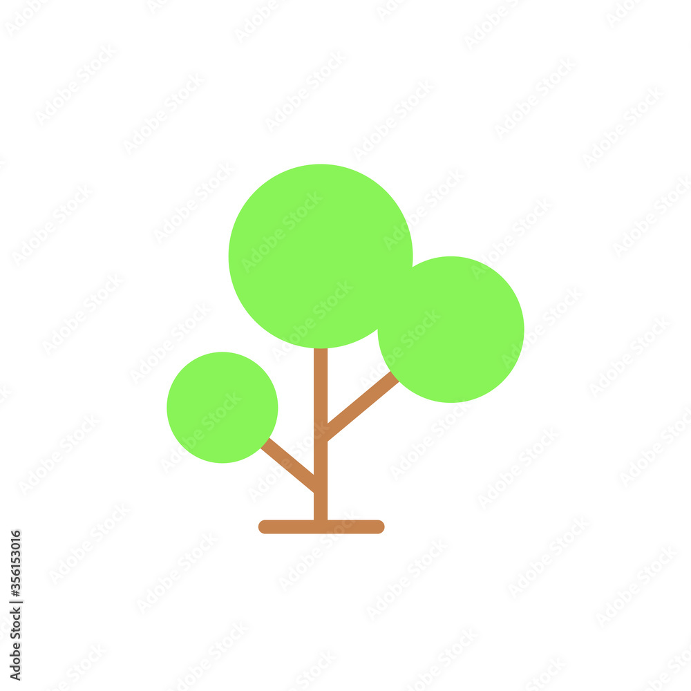 Aufkleber tree, plant icon. simple color vector elements of agriculture icons for ui and ux, website or mobile
