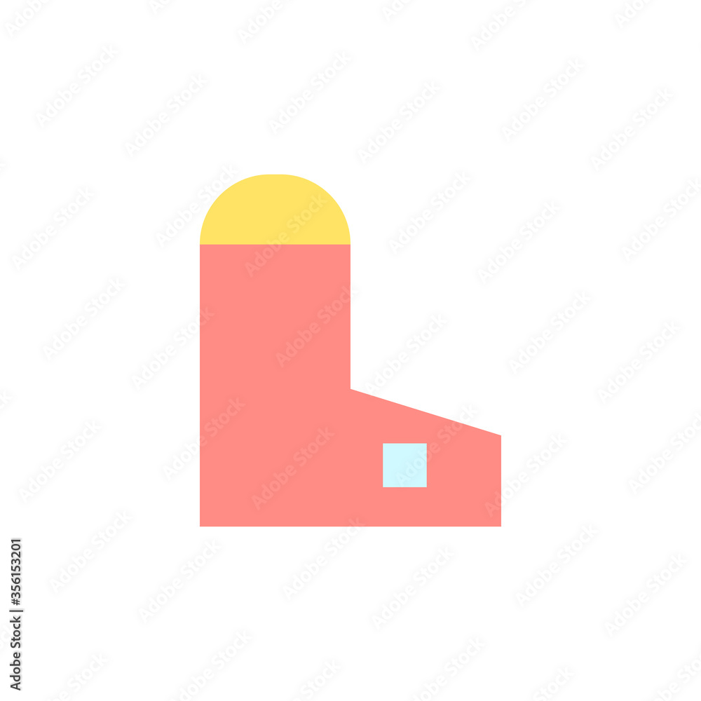 Poster farm, building icon. simple color vector elements of agriculture icons for ui and ux, website or mob