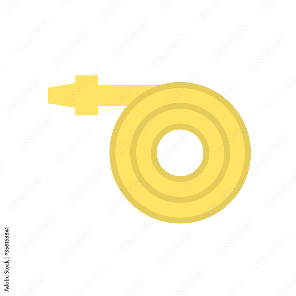Poster hose, flower icon. simple color vector elements of agriculture icons for ui and ux, website or mobil