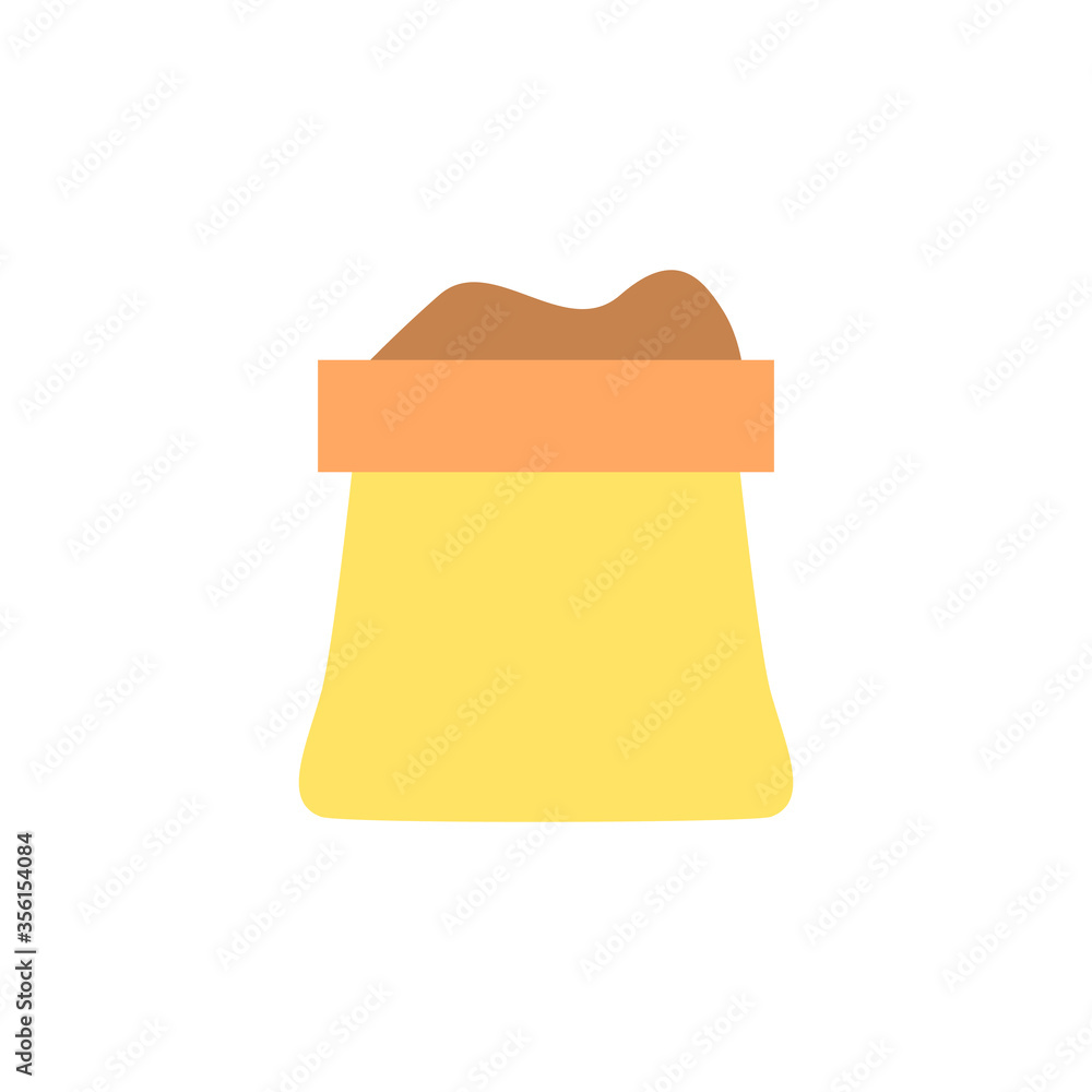 Poster bag, soil icon. simple color vector elements of agriculture icons for ui and ux, website or mobile a