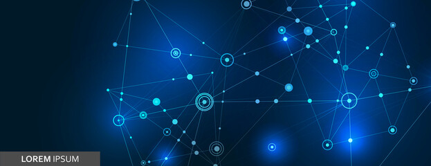 Illustration Vector design digital technology concept.