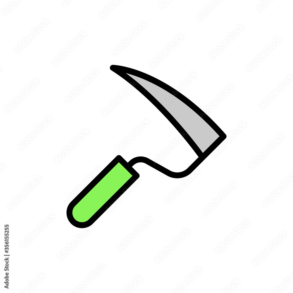 Poster braid, farm icon. simple color with outline vector elements of agriculture icons for ui and ux, webs