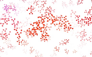 Light Red vector texture with artificial intelligence concept.