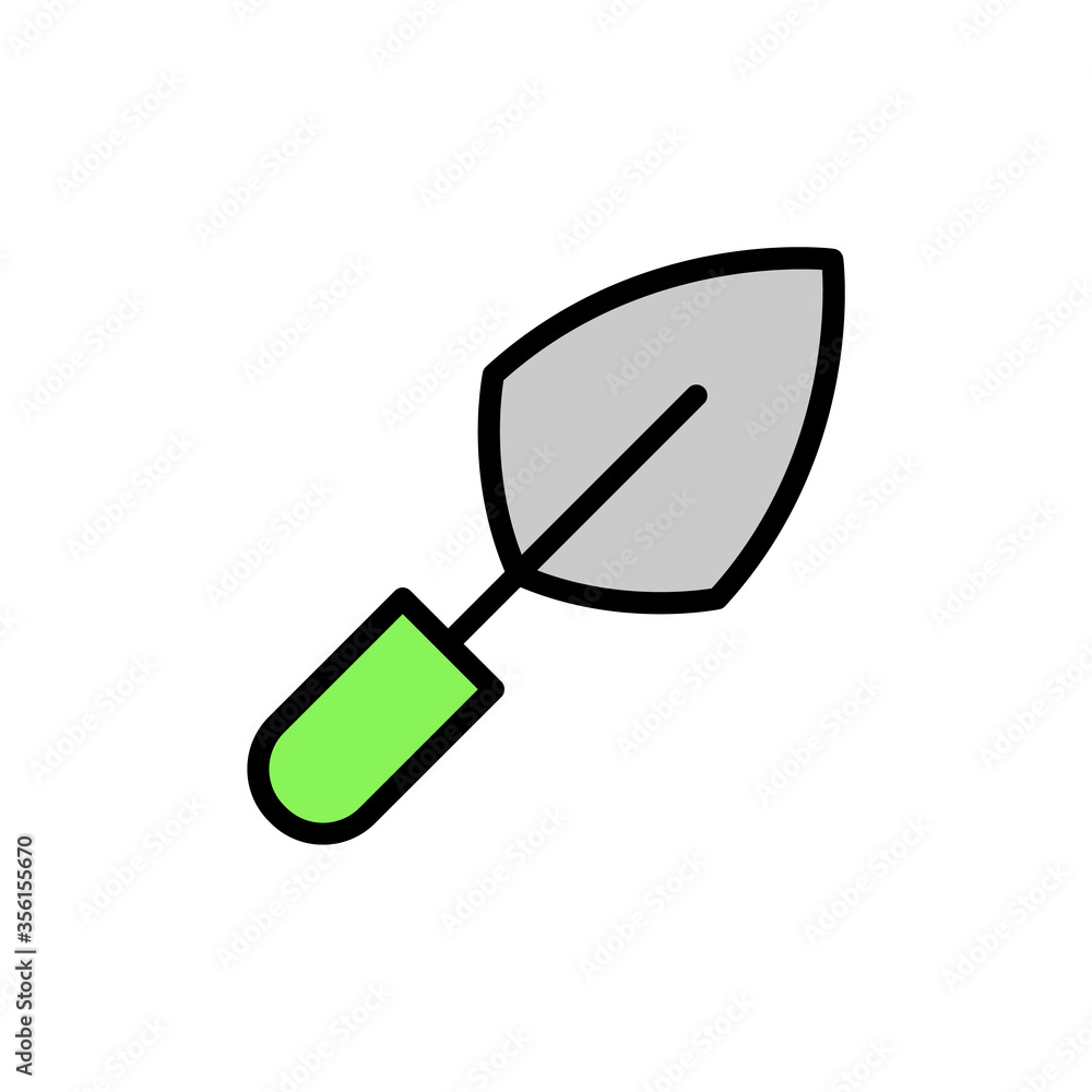 Poster shoulder blade, farm icon. simple color with outline vector elements of agriculture icons for ui and
