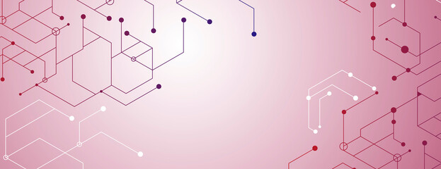 Obraz premium Abstract background of medical substance and molecule.