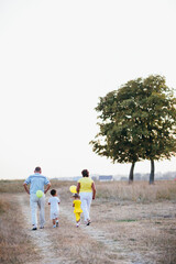 Family going far away.
