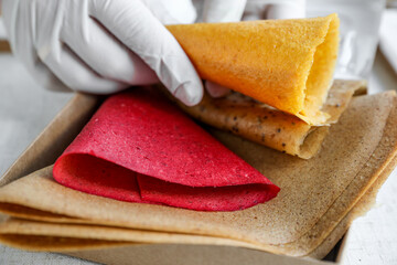 Handcrafted pastille with fresh and dried fruits