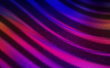 Dark Blue, Red vector layout with cosmic stars. Shining illustration with sky stars on abstract template. Smart design for your business advert.