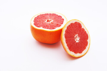 grapefruit isolated on white background