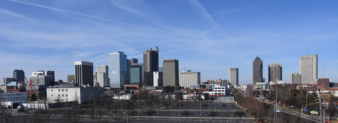 Capture of the Skyline Downtown Columbus Ohio