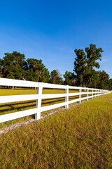 Fototapeta premium White Picket Fence